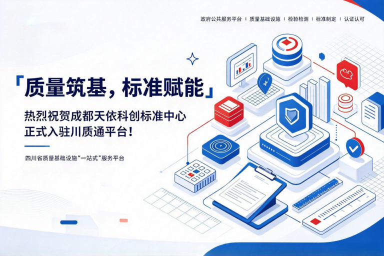 喜报｜成都天依科创成功入驻【川质通】平台！
